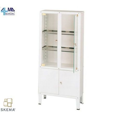 MORETTI VITRINA ARMARY of 4 PUERTS - 2 ADVANCEMENT UND 2 STANTIEN