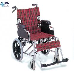 GIMA SILLA DE RUEDAS PLEGABLE ESTÁNDAR - CROMADA