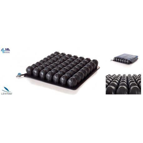 MORETTI COJÍN CON BURBUJAS DE AIRE A UNA SECCIÓN CON MICRO INTERCAMBIO EN NEOPRENO - ALTURA DE 7 CM -  CON FUNDA Y BOMBA