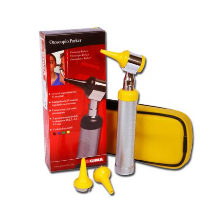 GIMA PARKER COLOUR OTOSCOPE - GREEN - YELLOW - BLUE