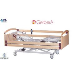 MORETTI CAMILLA DE HOSPITAL DE TRES SECCIONES Y RUEDAS - ALTURA ADJUSTABLE ELÉCTRICAMENTE - GERBERA