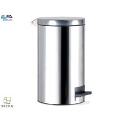 MORETTI CUBO PEDAL BASURA EM ACERO INOXÍVEL - 14 LITROS