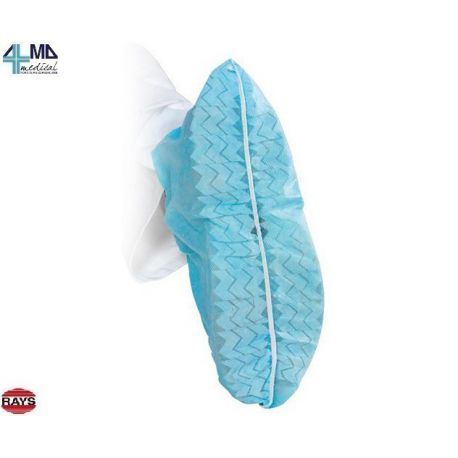 RAYS CUBRE ZAPATOS DESECHABLES ANTI-DESLIZANTE DE POLIETILENO  40GR. / M2 (100 UDS)