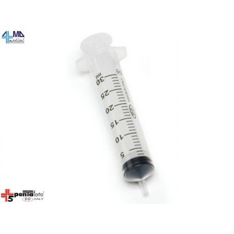 RAYS JERINGA DESCHABÍVEL INJ-LIGHT SEM LÁTEX DE 3 PEÇAS - 30 ML - LUER EXCENTRICO - SEM AGUJA (400 UDS)