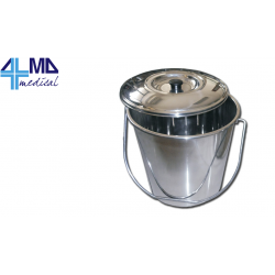 GIMA CUBO INOX CON TAPA - LITROL VARIOUS