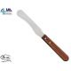 RO.IAL SPATULE EN ACIER RECUEILLE LA CIRE AVEC DU MANGO EN BOIS - CURVA