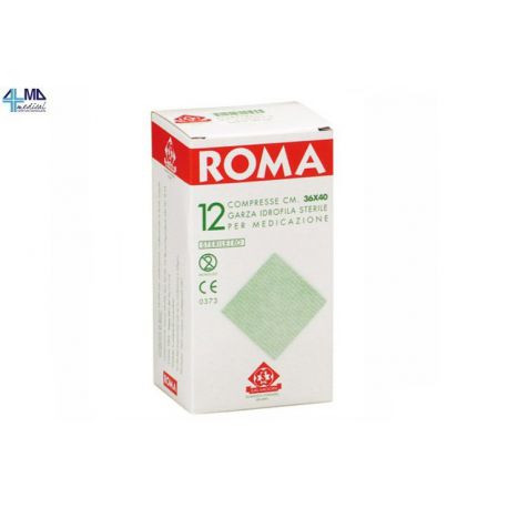 SALVADORI COMPRESSES DE ALGODÓN ESTÉRILES ROMA - 36 X 40 CM - (180 UDS)