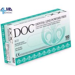 GARDENING GUANTES DE LÁTEX SIN POLVO DENTAL LINE - MICRORUVIDI (5X100 UDS)