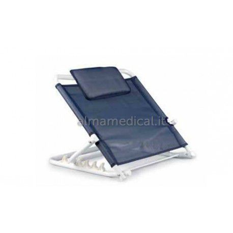 MORETTI APOYA COJINE CROMADO PARA CAMA - 63X44CM