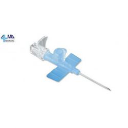DELTAMED ONE-WAY CANNULA NEEDLE - WITH FINS - SIZES 18G-20G-22G (50 PCS)