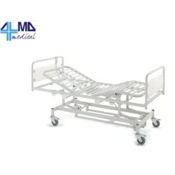 GIMA CAMA DE HOSPITAL CON 3 ARTICULACIONES - ELÉCTRICO - CON RUEDAS - ALTURA VARIABLE
