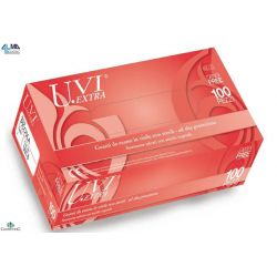 GARDENING GUANTES DE VINILO CON POLVO - MEDIDAS DIVERSAS (8X100 UDS)