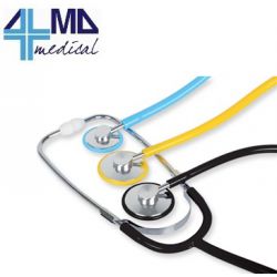 GIMA FONENDOSCOPIO TRAD PEDIÁTRICO - DOBLE CABEZAL - NEGRO