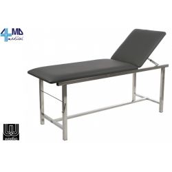 WEELKO CAMILLA DE FISIOTERAPIA - 2 CUERPOS - ESTRUCTURA DE ACERO - CON PORTAROLLO (UME)