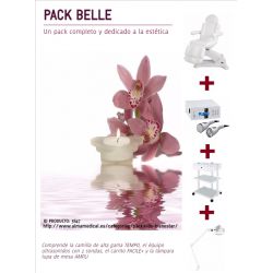 WEELKO PACK BELLE CON CAMILLA + LÁMPARA + ÉQUIPO DE ULTRASONIDOS + TROLLEY