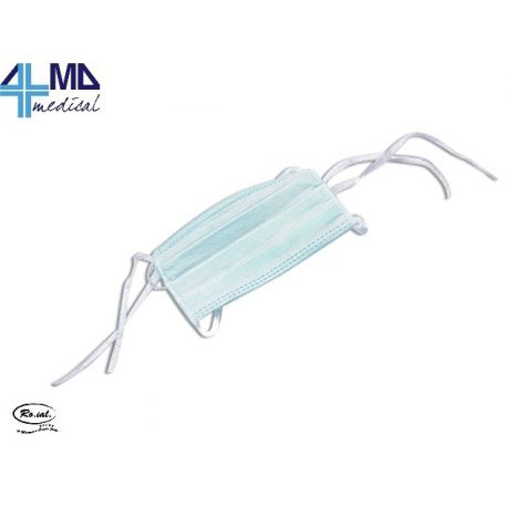 RO.IAL. MASCARILLA DE CELULOSA CON ELÁSTICOS (100 UDS)