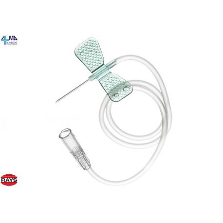 RAYS AGUJAS MARIPOSA LUER LOCK - TUBO DE 30CM - (3X100 UDS) - VARIA MEDIDAS