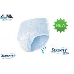 SERENITY CULOTTE PARA INCONTINENCIA - SERENITY SOFT DRY SLIP PULL UP S SUPER 3 GOTAS - S-M-L (2X10UDS)