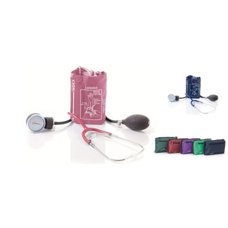 MORETTI TENSIOMÈTRE ANÉROIDÉ COORDONNÉ AVEC PHONENDOSCOPE - PLUSIEURS COULEURS