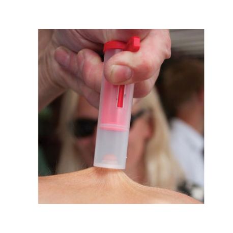 GIMA PINZA DE ASTILLA CON LENTE 2X