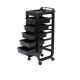 WEELKO HAIRDRESSING TROLLEY BLACK OR GREY -SOAPY