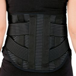 INTERMED LUMBAR CORSET WITH DOUBLE REAR SEALS AND FLEXIBLE STRIPS - VARIOUS SIZES