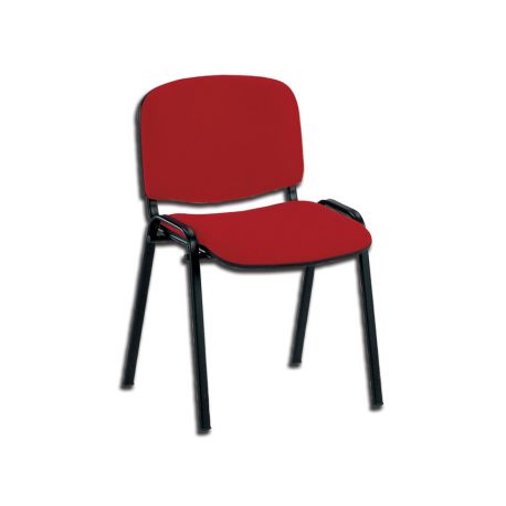 GIMA ISO VISITOR CHAIR - FABRIC - RED