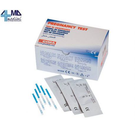 GIMA PRUEBA DE EMBARAZO - TIRA DE 4MM (CAJA 4 UDS)