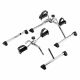 INTERMED PEDALERA DESMONTABLE DE ACERO CROMADO