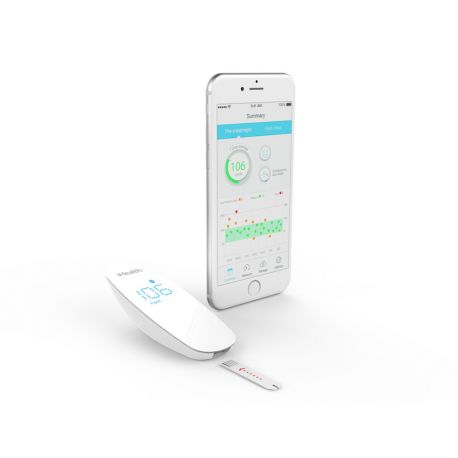 ihealth GLUCOMETRO WIRELELELELESSSS BG5 met 10 TYRER