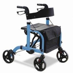 INTERMED ANDADOR DE ALUMINIO PLEGABLE - CON 4 RUEDAS (OSLO)