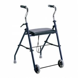 INTERMED FOLDING STEEL WALKER - WITH 2 WHEELS AND 2 STRUT (LONDRA)