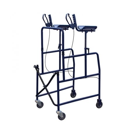 INTERMED AXILLARY WALKER WITH BRACHIAL SUPPORTS AND LEVER BRAKES (AD-66)