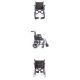 MORETTI SILLA DE RUEDAS PLEGABLE  HELIOS GO UP! - ASIENTO DE DIVERSAS MEDIDAS