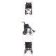 MORETTI SILLA DE RUEDAS PLEGABLE  NEXT GO! - ASIENTO DE DIVERSAS MEDIDAS