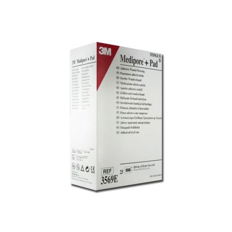 3M™ MEDIPORE™ + PAD - 10 X 15 CM (25 UDS)