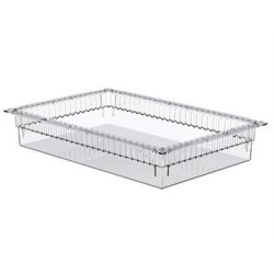 GIMA TRANSPARENT PLASTIC CART pour ISO 60X40X10CM - ABIERTA