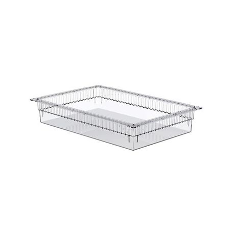 GIMA TRANSPARENT PLASTIC CART FÜR ISO 60X40X10CM - ABIERTA