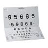 GIMA LEA NUMBERS 15-LINE DISTANT CHART - 3M (10 FEET)