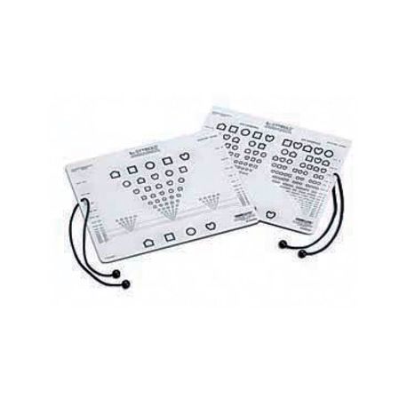 GIMA Tabelle der Symbole Lesen - Entfernung 40cm - 20,3 x 25,4cm