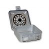 GIMA SMALL CONTAINER WITH FILTER - NOT PERFORATED - VARIOUS HEIGHTS - GRAY