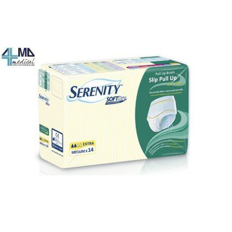SERENITY PAÑALES DESECHABLES PARA ADULTOS - SOFT DRY SLIP PULL UP - TAMAÑO EXTRA GRANDE (14 UDS)