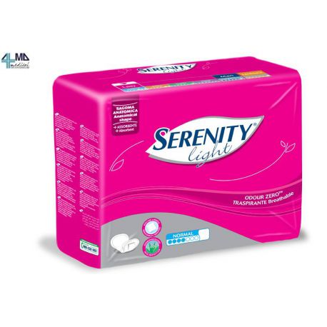 SERENITY PAÑAL ABSORBENTE PARA INCONTINENCIA - SERENITY LIGHT NORMAL - (CAJA 12 UDS)