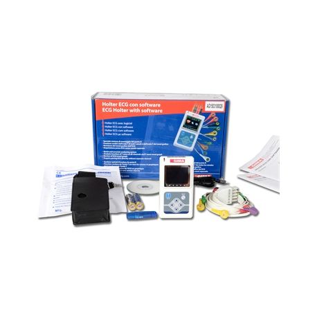 HOLTER ECG ELETROCARDIÓGRAFO COM GRAVADOR E SOFTWARE - CONECTÁVEL AO PC