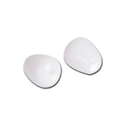 GIMA RIGID EARTIPS SCREW TYPE - WHITE FOR CLASSIC/WAN/YTON (10 PCS)