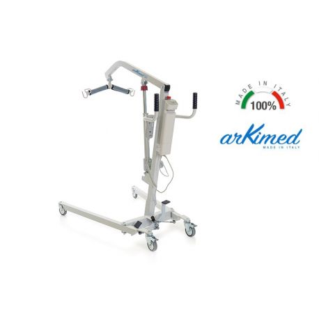MORETTI ALZA PACIENTES ELÉCTRICO - ACTUADOR TIMOTION CON APERTURA A PEDAL - SERIE ARKIMED - CAPACIDAD 135KG