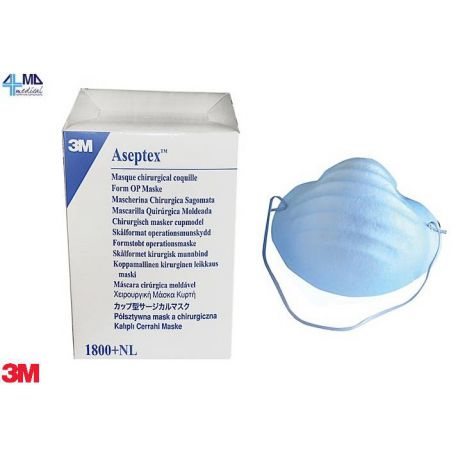 3M MASCARILLA QUIRURGICA MOLDEADA 3M ASEPTEX 1800 (50 UDS)