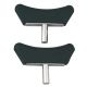 MORETTI PADDED SHOULDER RESTS WITH ROD (PAIRS)