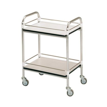 MORETTI CARRO EN ALUMINIO CON BARANDILLAS - 60X40X80