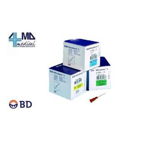BD AGUJA MICROLANCE 3 26G (100 UDS)